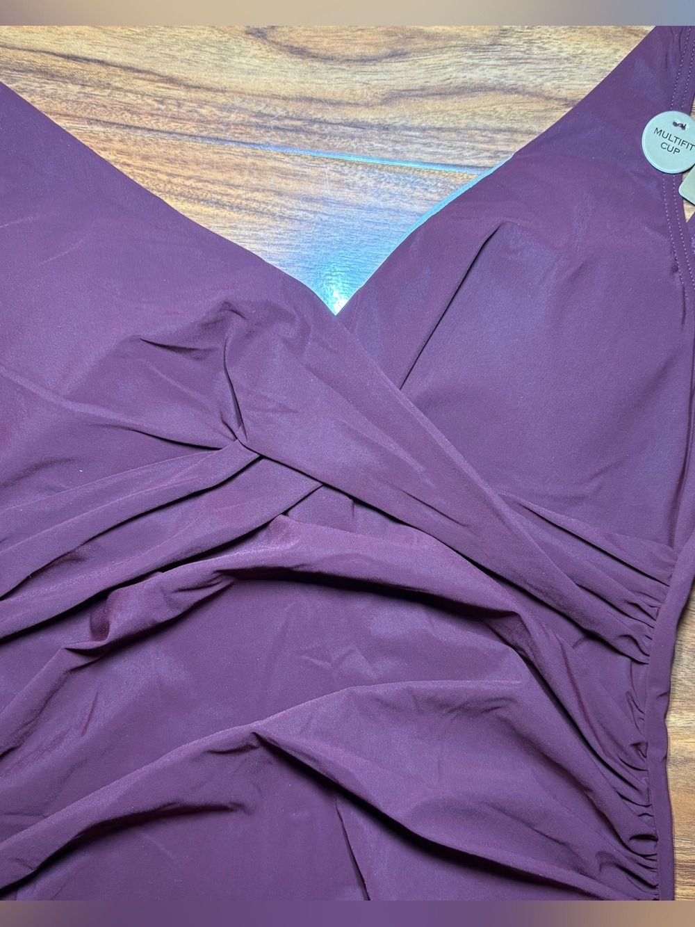 Nip Tuck Swim Claret One Piece Swimsuit Multi Sizes NWT - Picture 2 of 7